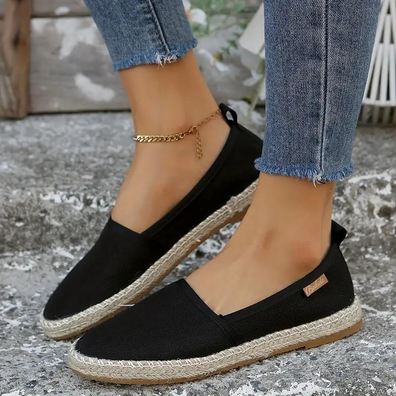 Sophia's Canvas Espadrille Slip-Ons – Perfect Summer Shoes