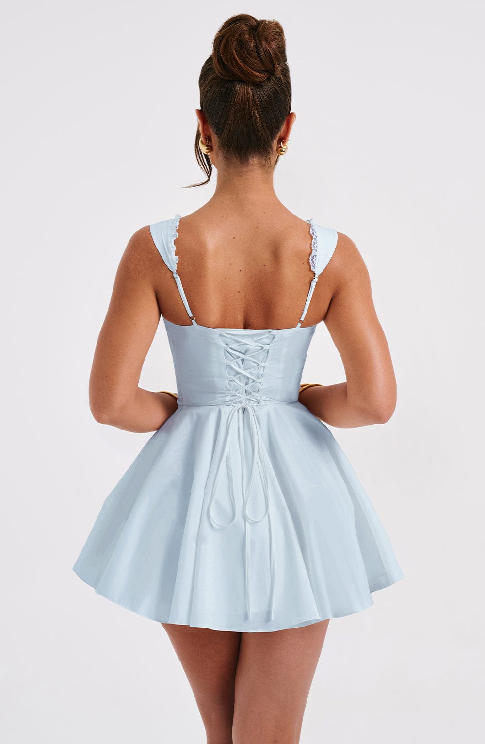 Sofia Blue Mini Sundress - Perfect for Summer