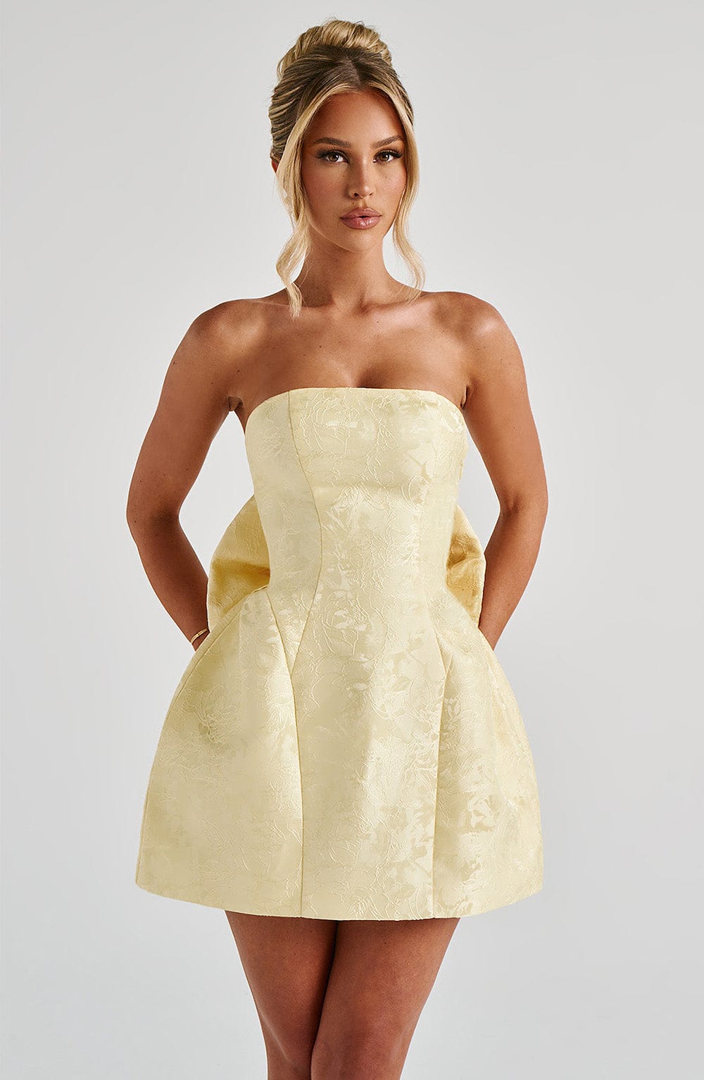 Sophia Lemon Mini Sundress - Cute Summer Fashion