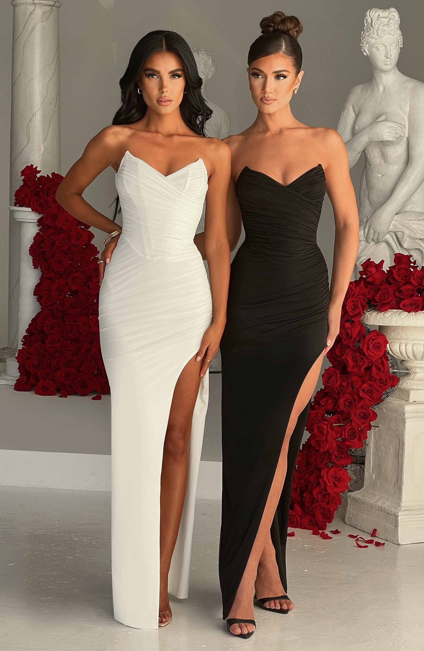 Giovanna Black Maxi Dress in XS - image 9