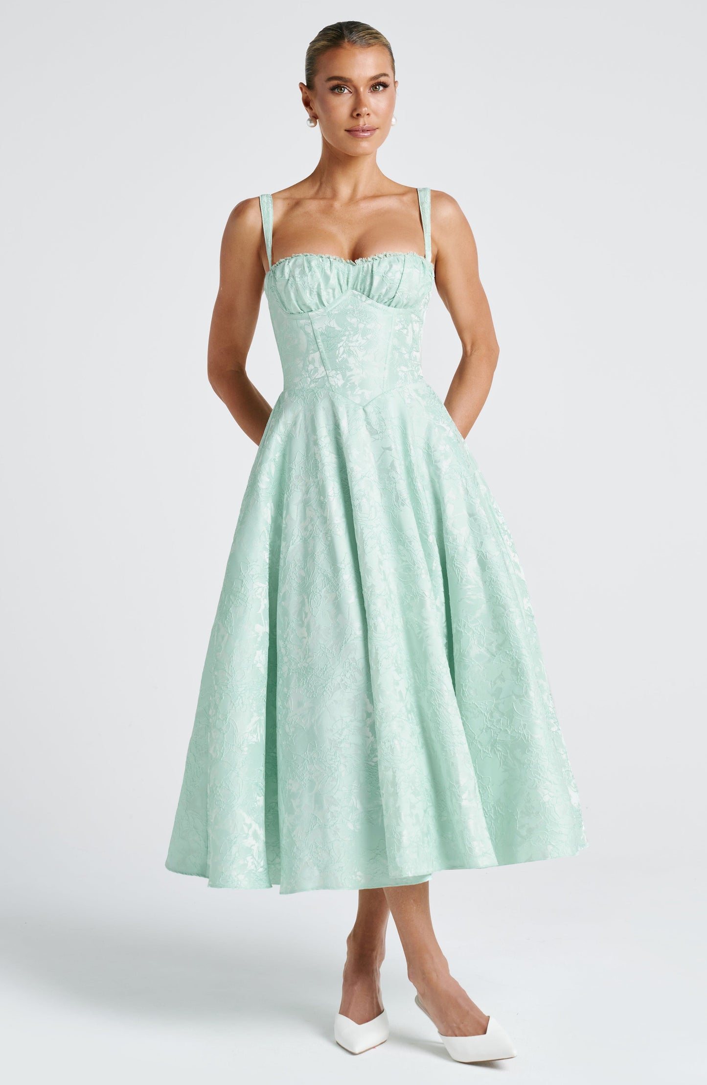 Luvrefashion | Mint Amity Midi Dress in XS - image 9
