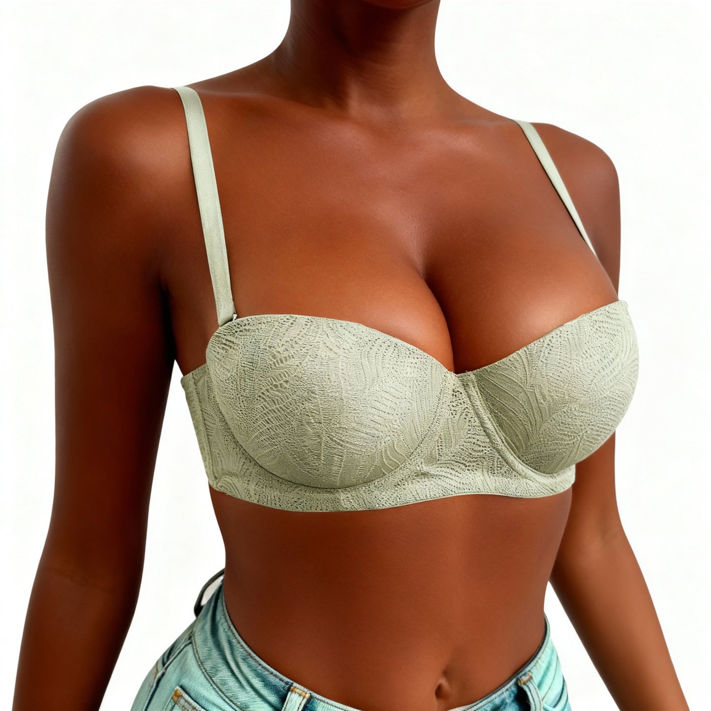 CloudLift™ Lace Balconette Push-Up Bra with Underwire Support