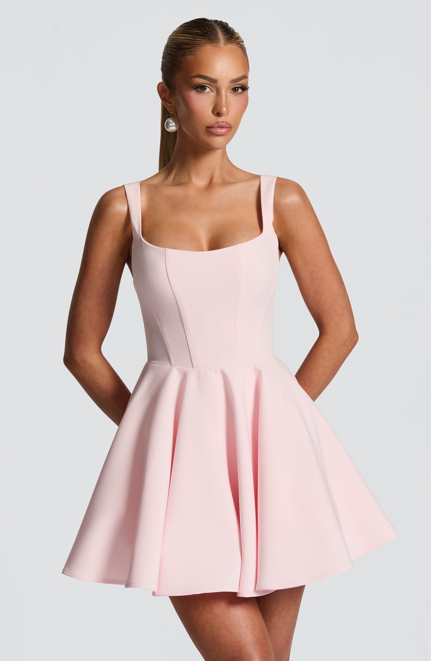 Chloe Blush Mini Sundress - Cute Summer Dress