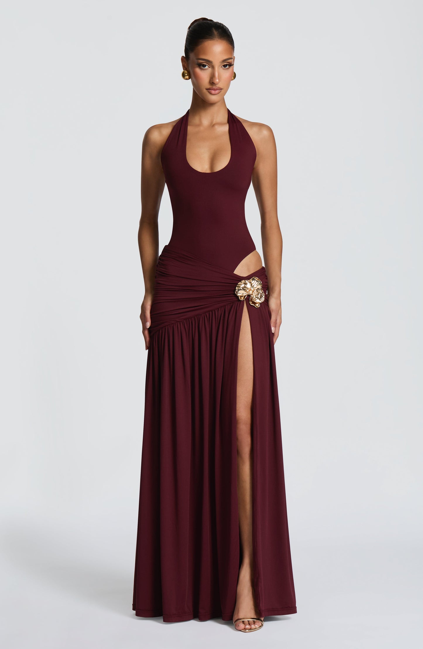 Emily Cherry Lacquer Maxi Skirt - Summer Fashion