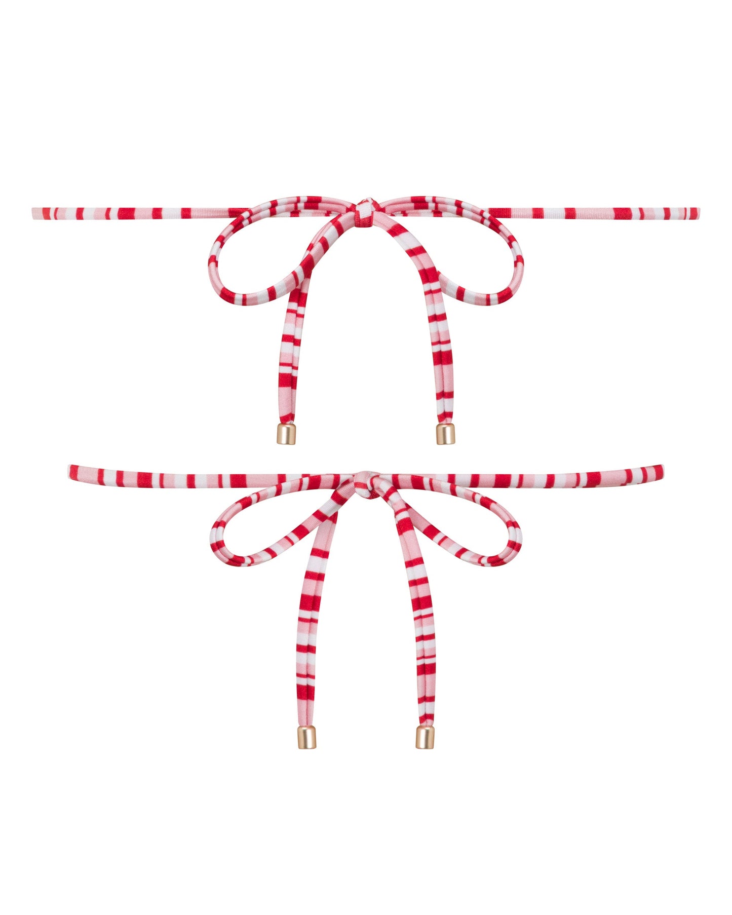 Chloe Candy Stripe Bikini Top for Beach Days