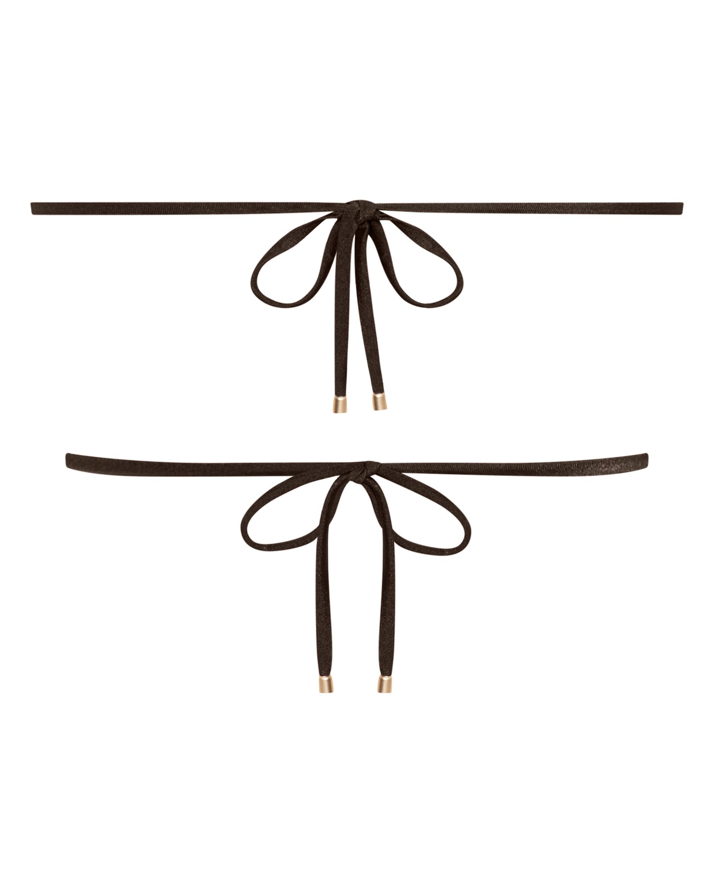 Sophia Chocolate String Bikini Top for Beach Days