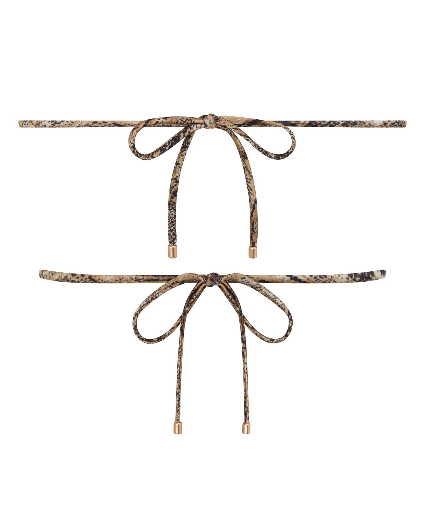 Chloe Viper Print String Bikini Top