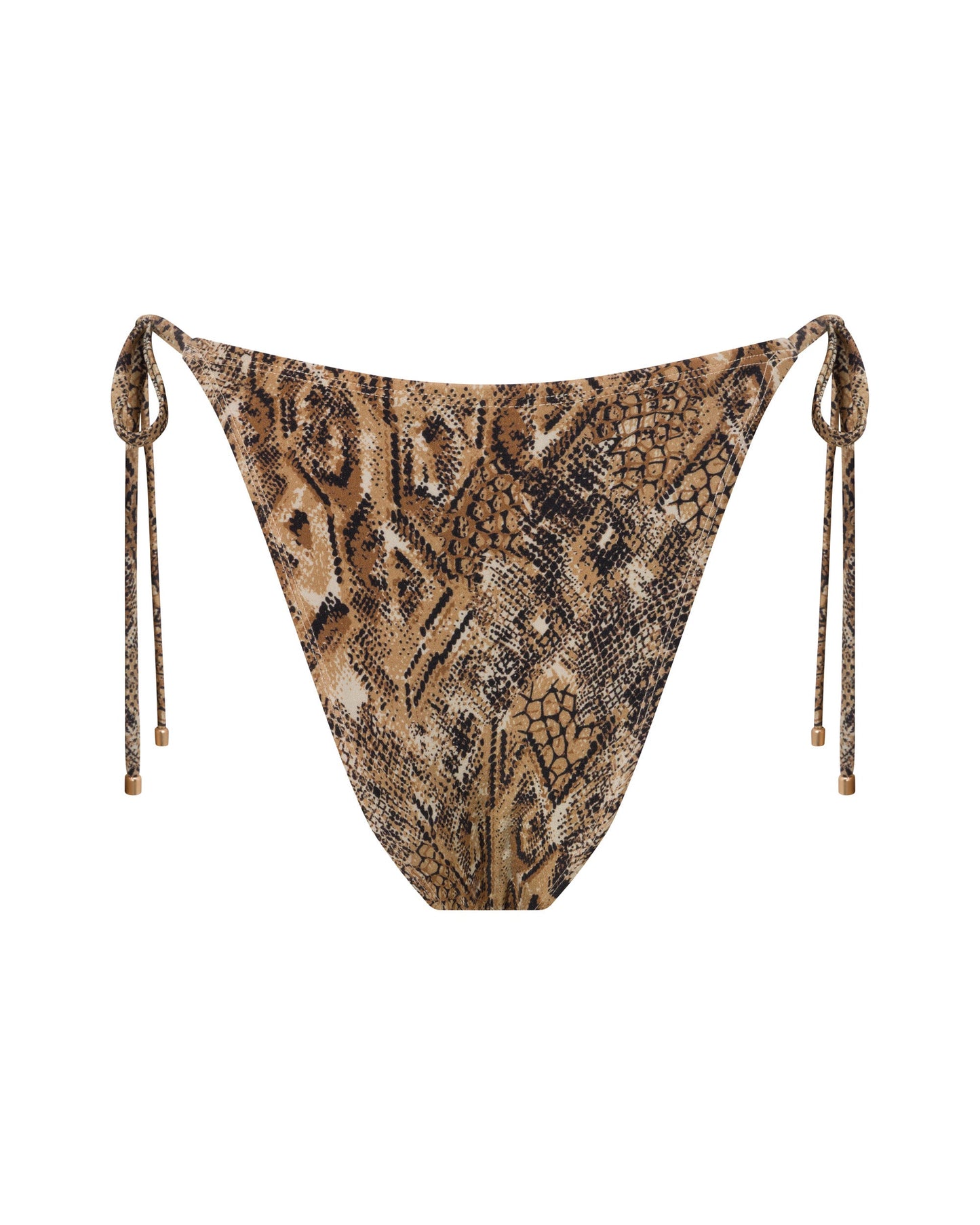 Chloe Viper Print String Bikini Bottoms