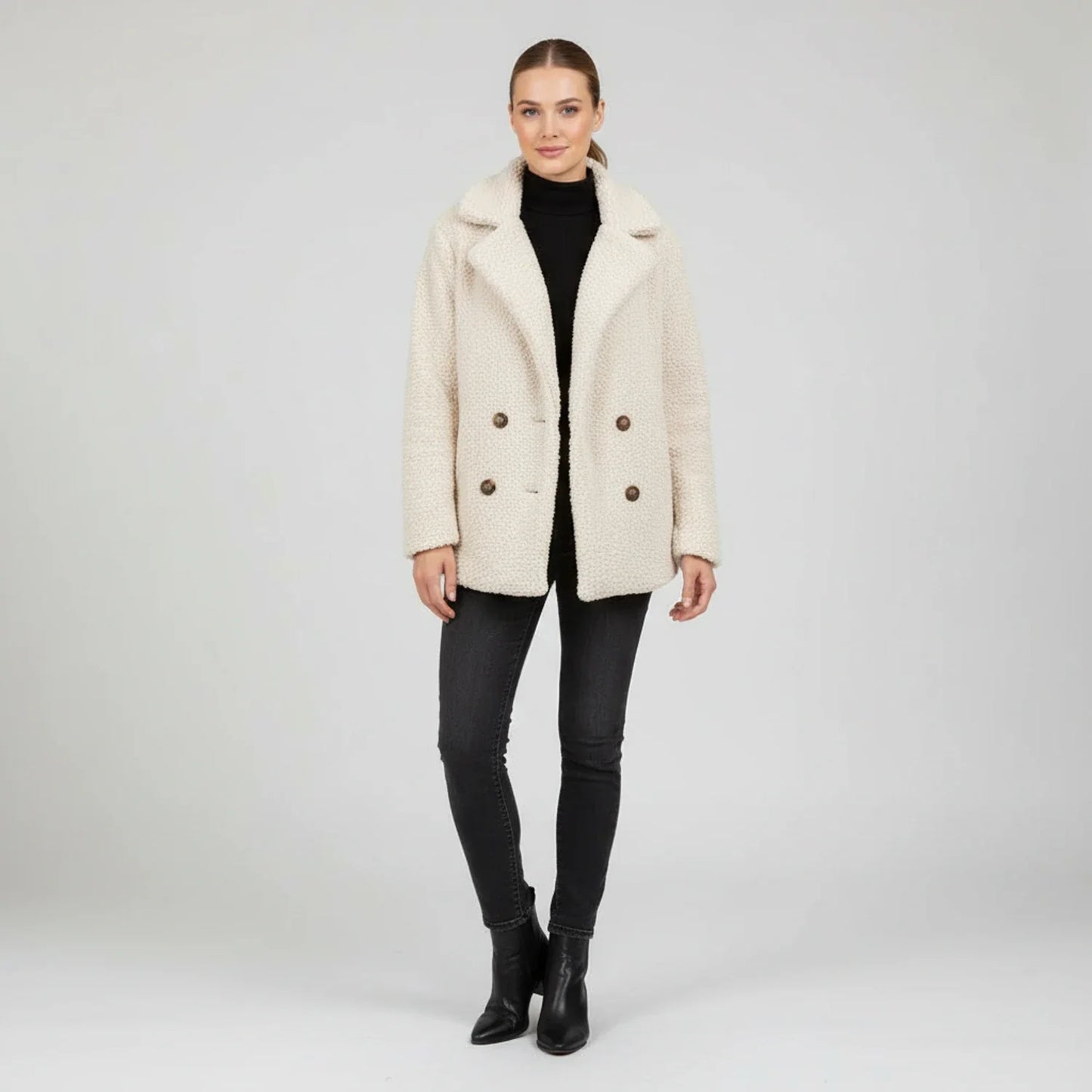Luvrefashion | Double Breasted Jacket for in Khaki - image 14