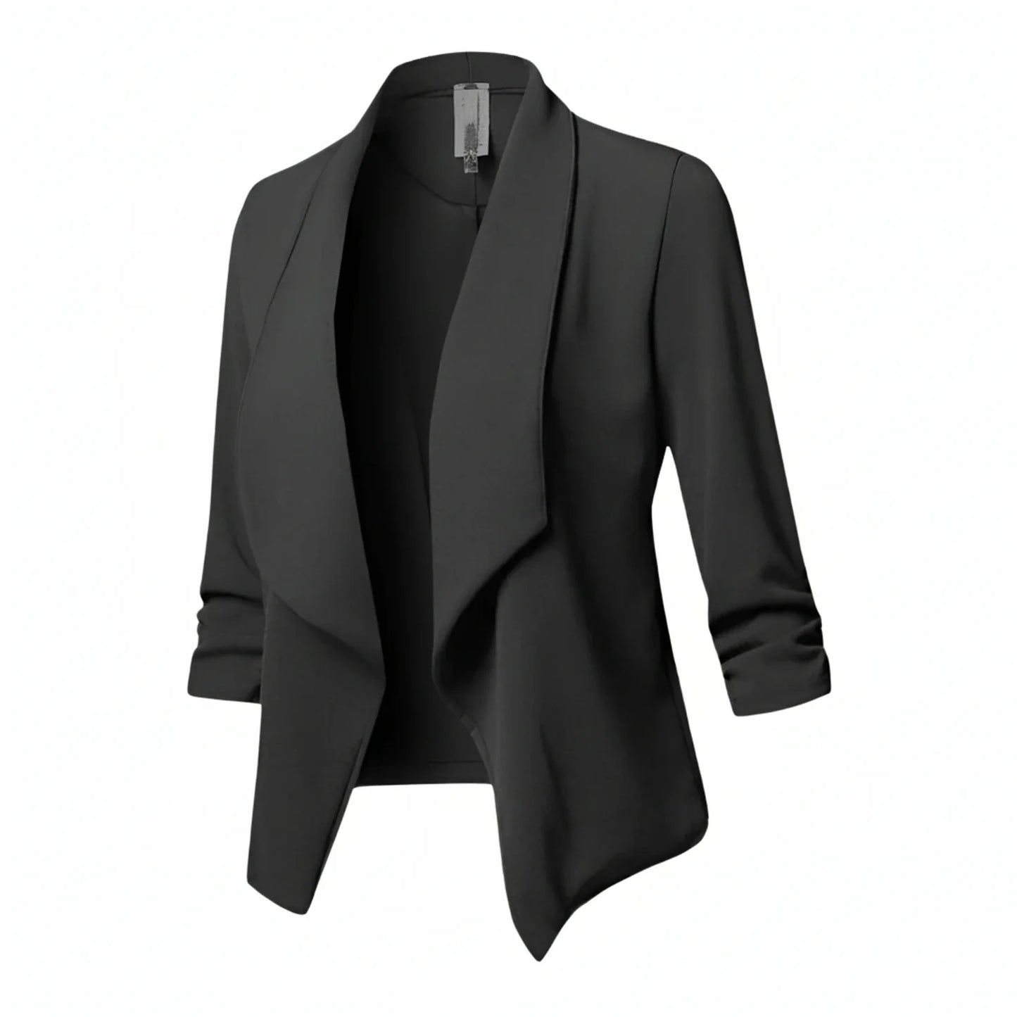 Luvrefashion | Draped Front Blazer for in Pink - styled look