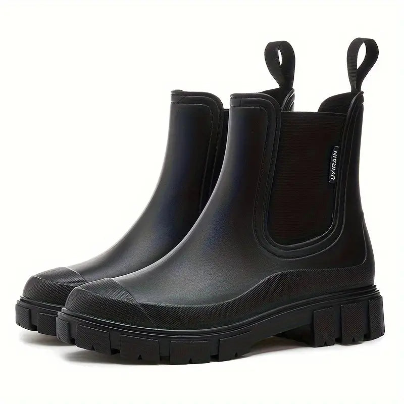 Luvrefashion | Clara Stylish Ankle Boots with Textured Sole in Brown - image 6