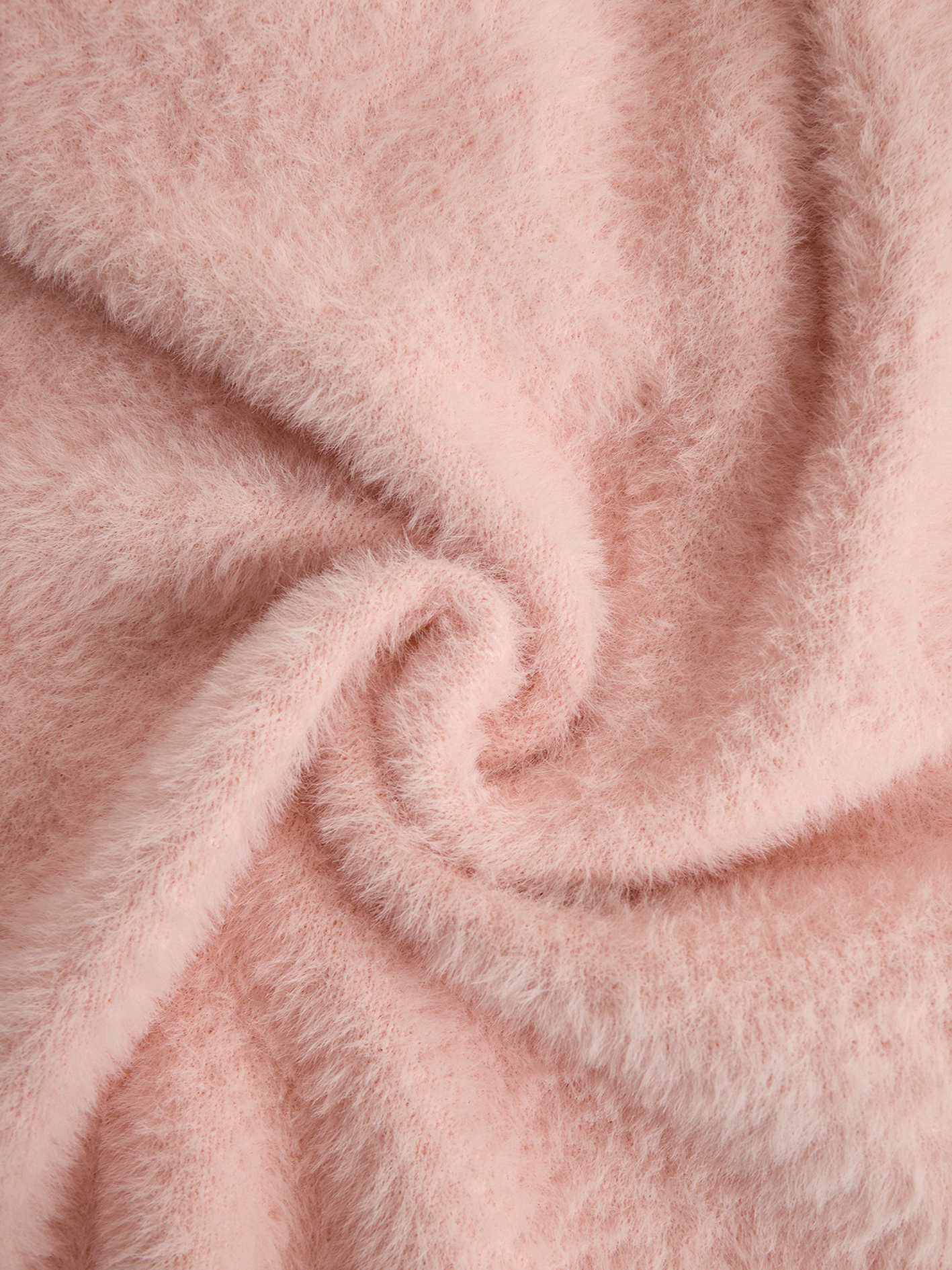 Amelia Pink Square Neck Bell Sleeve Knit Mini Dress