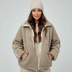 Mila Classic Teddy Fleece Jacket - Light Brown