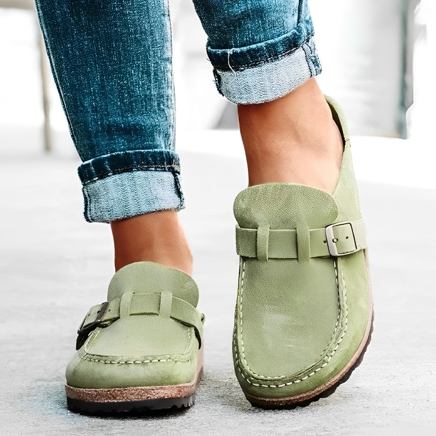 Lila | Women's Cork Footbed Sandals – Chic & Comfy Summer Footwear