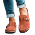 Lila | Women's Cork Footbed Sandals – Chic & Comfy Summer Footwear - Orange