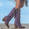Maria | Women's Ankle-Length Cowboy Boots with High Heels
