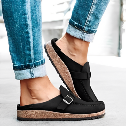 Lila | Women's Cork Footbed Sandals – Chic & Comfy Summer Footwear