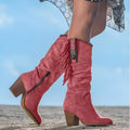 Maria | Women's Ankle-Length Cowboy Boots with High Heels