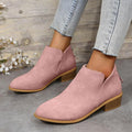Lena | Women's Pointed Toe Wedge Ankle Boots