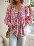 Linda | Chic Floral Summer Blouse
