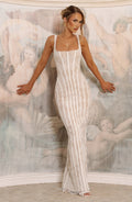 Sophia Ivory Maxi Summer Dress