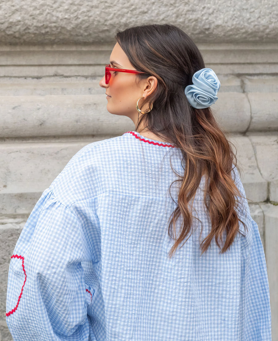 Luvrefashion | Betty Chic Heart Blouse for Fashionable in Pink - image 8