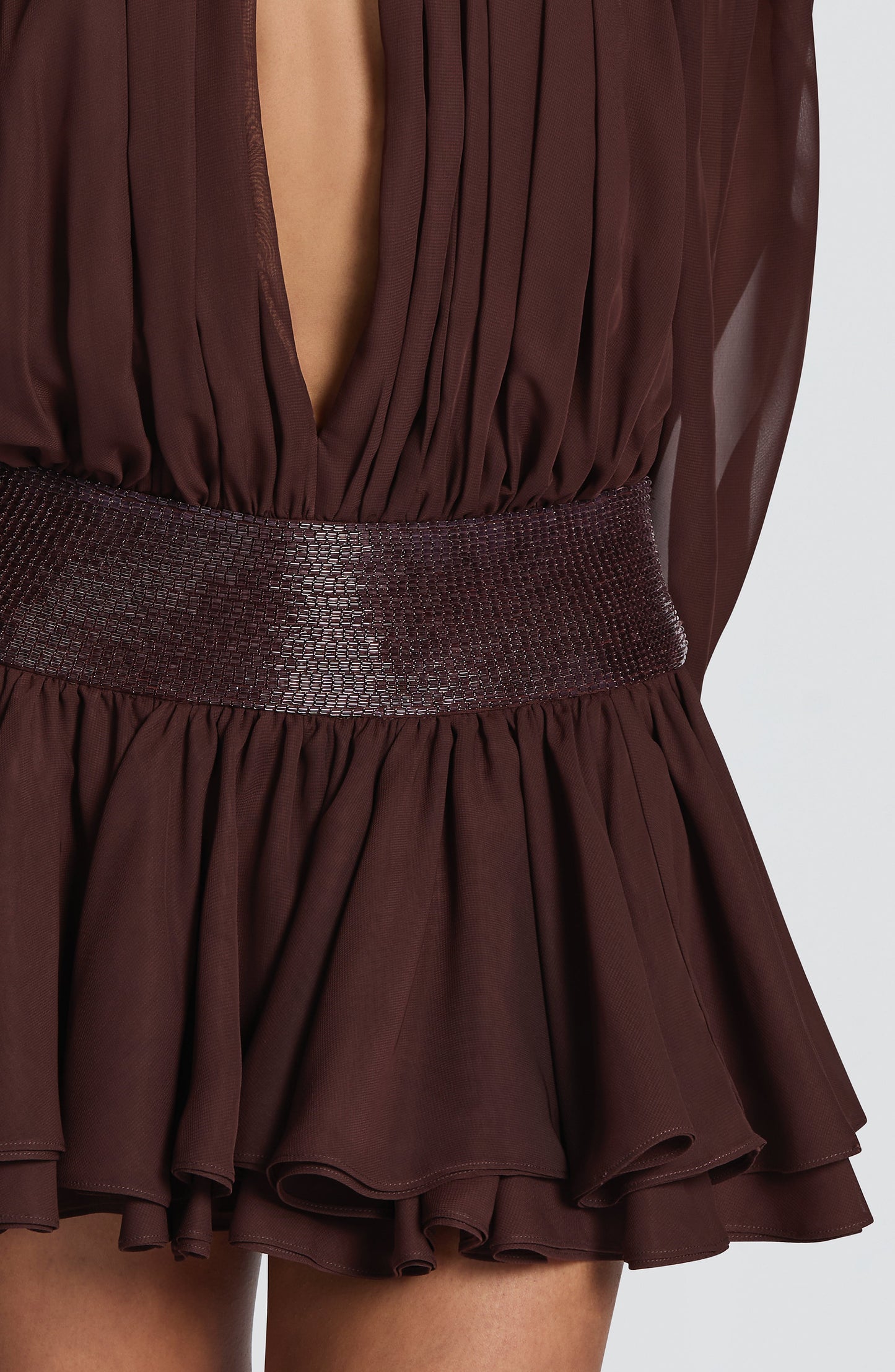 Sophia Plum Brown Summer Playsuit