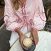 Betty | Chic Heart Blouse for Fashionable Women - Pink