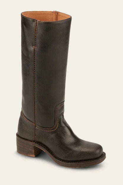 Emma Ankle Boots with Block Heel in Brown - image 6