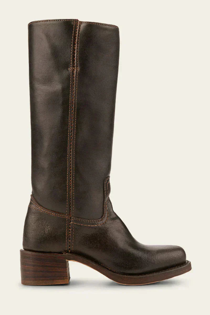 Emma Ankle Boots with Block Heel in Brown - image 9