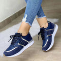 Nicolette | Stylish Women's Lace-Up Shoes with Metallic Accents