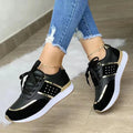 Nicolette | Stylish Women's Lace-Up Shoes with Metallic Accents
