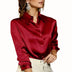 Carolyn | Women's Blouse with Buttons - Red