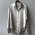 Olive | Stylish Sheen Blouse with a Flattering Fit - Gray
