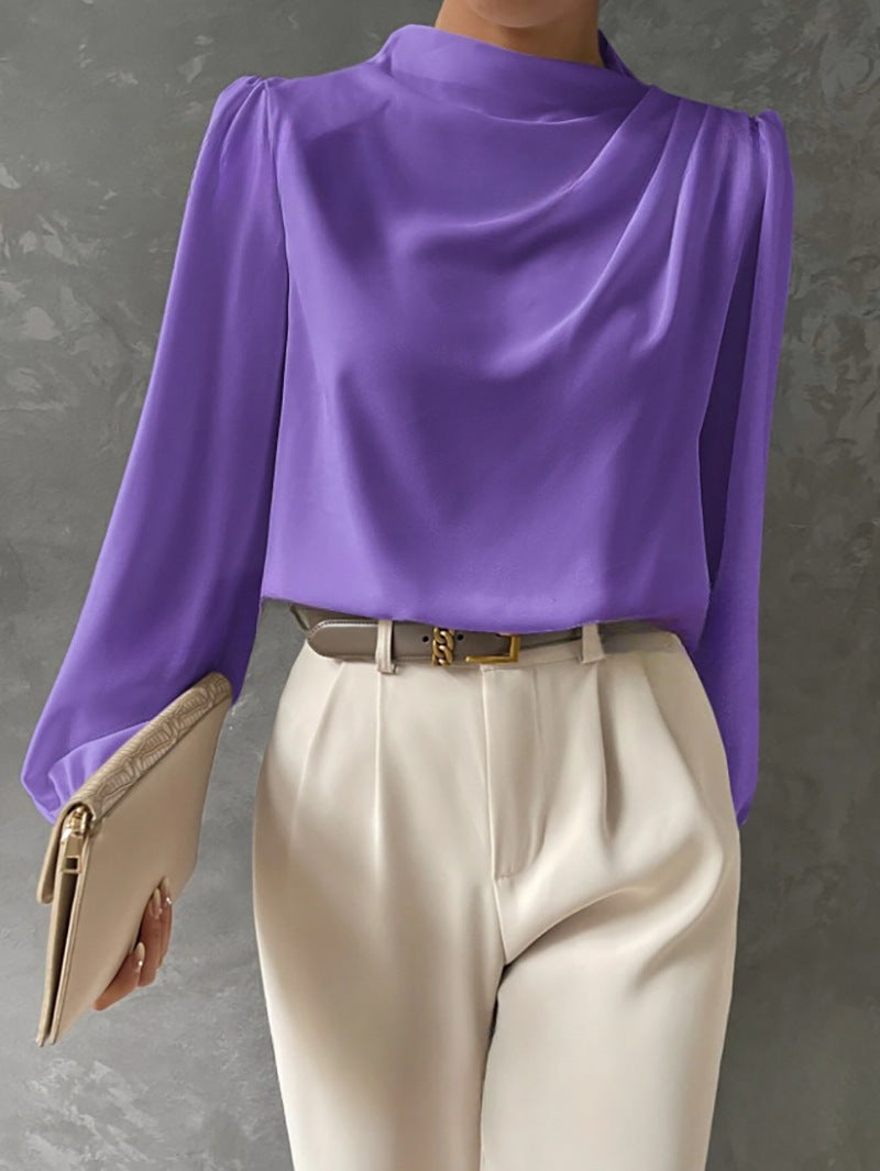 Luvrefashion | Hera Elegant Relaxed Fit Blouse in Off White - image 6