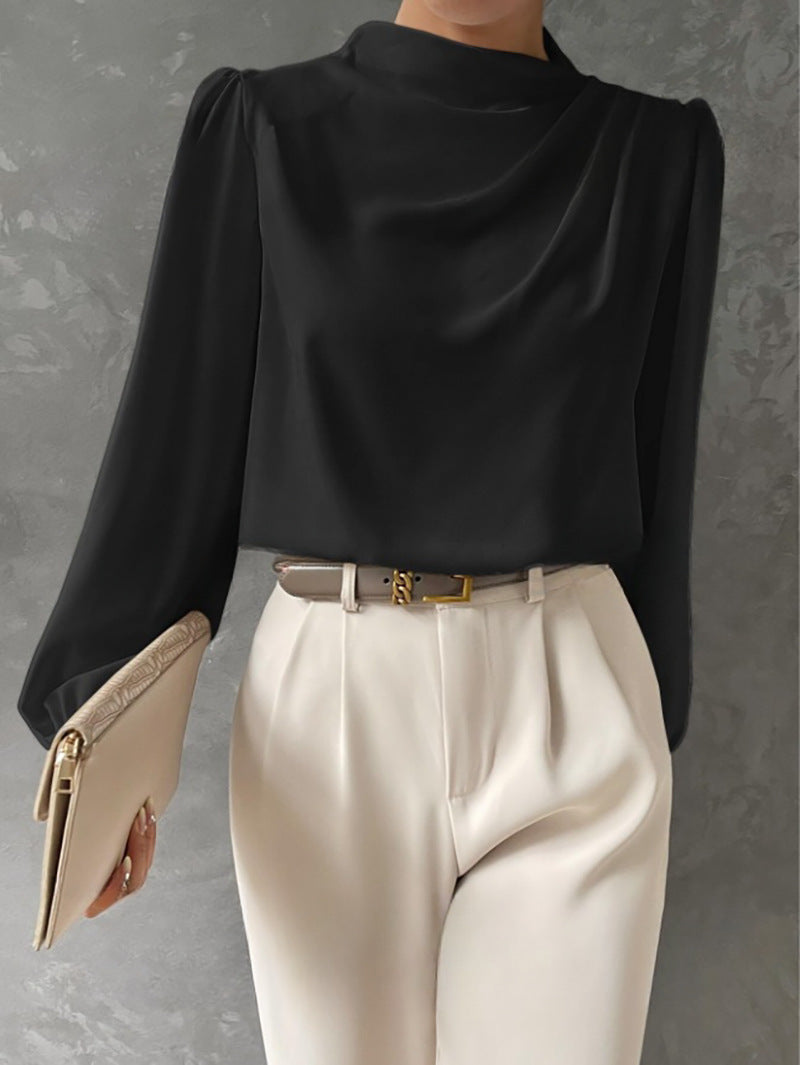 Luvrefashion | Hera Elegant Relaxed Fit Blouse in Off White - image 7