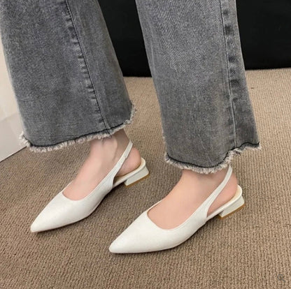 Sophia's Chic Summer Slingback Flats for Women