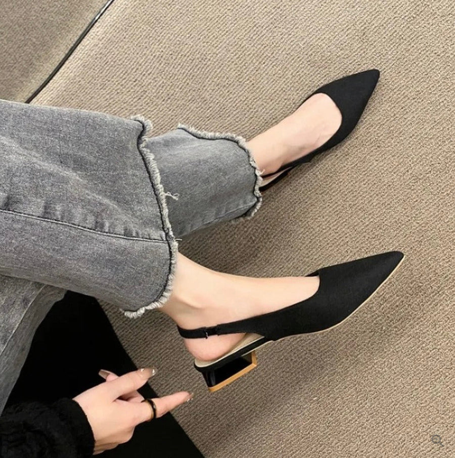 Sophia's Chic Summer Slingback Flats for Women
