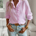 Lila | Women's Sophisticated Ruffle Blouse - Pink
