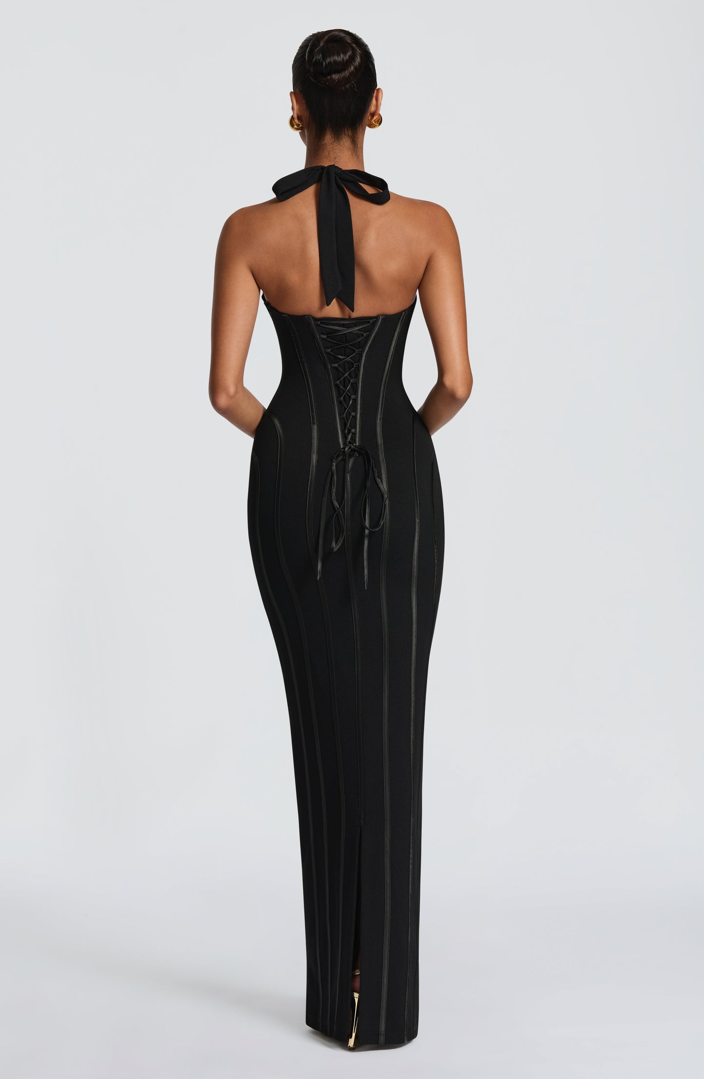 Sophia Black Maxi Summer Dress