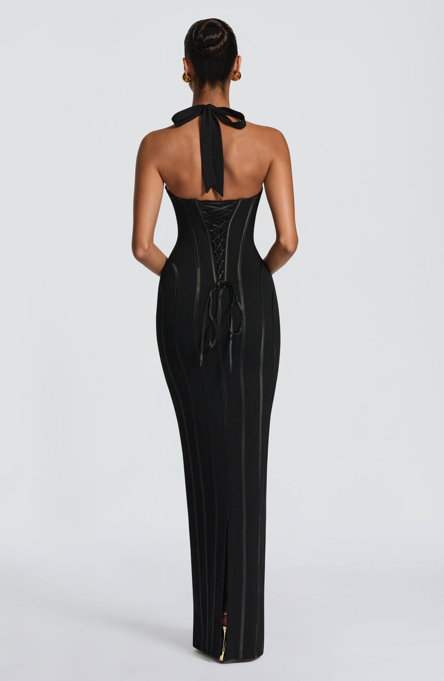 Sophia Black Maxi Summer Dress