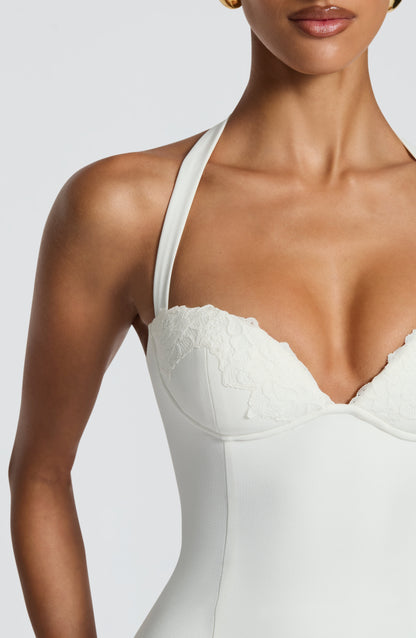 Sophia Ivory Mini Sundress - Cute Summer Dress