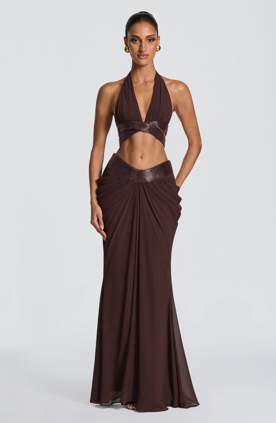 Emma Plum Brown Bralette for Summer Fashion