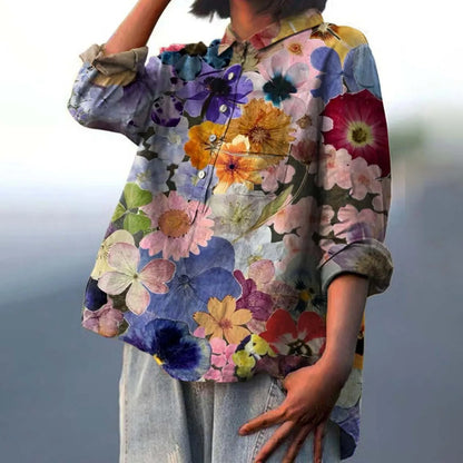 Luvrefashion | Angela Versatile Style Oversized Shirt in Dark Green - image 8