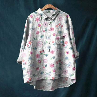 Luvrefashion | Angela Versatile Style Oversized Shirt in Dark Green - image 6