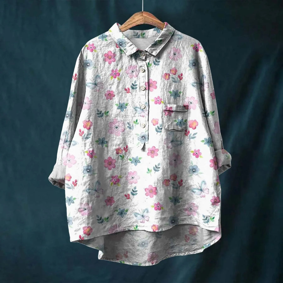 Luvrefashion | Angela Versatile Style Oversized Shirt in Dark Green - image 6