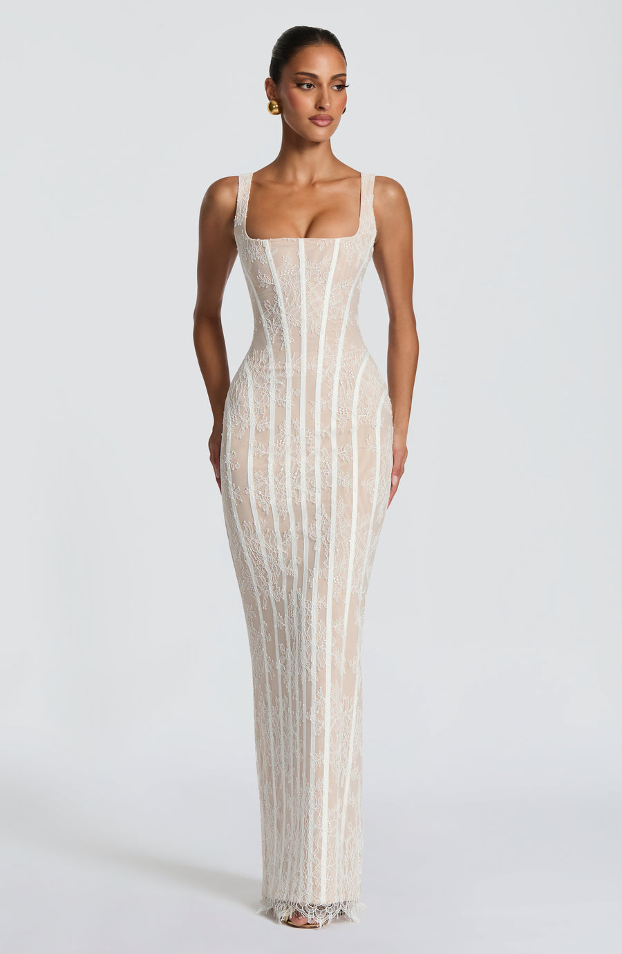 Sophia Ivory Maxi Summer Dress