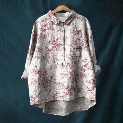 Luvrefashion | Angela Versatile Style Oversized Shirt in Dark Green - back view