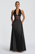 Sophia Black Maxi Summer Dress