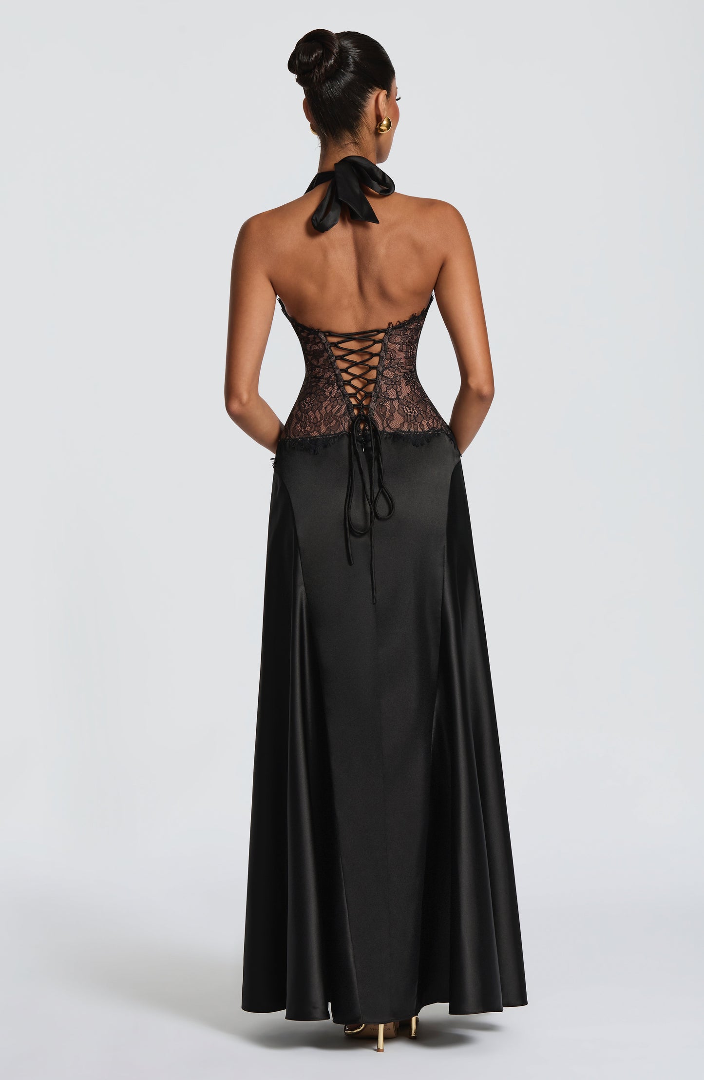 Sophia Black Maxi Summer Dress